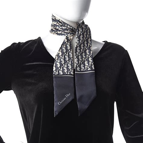 dior oblique mitzah scarf|christian Dior twilly scarf.